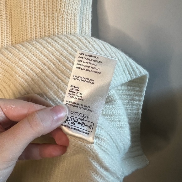 Anthropologie Maeve 100% Wool Mock Neck Muscle Sweater - Picture 7 of 12